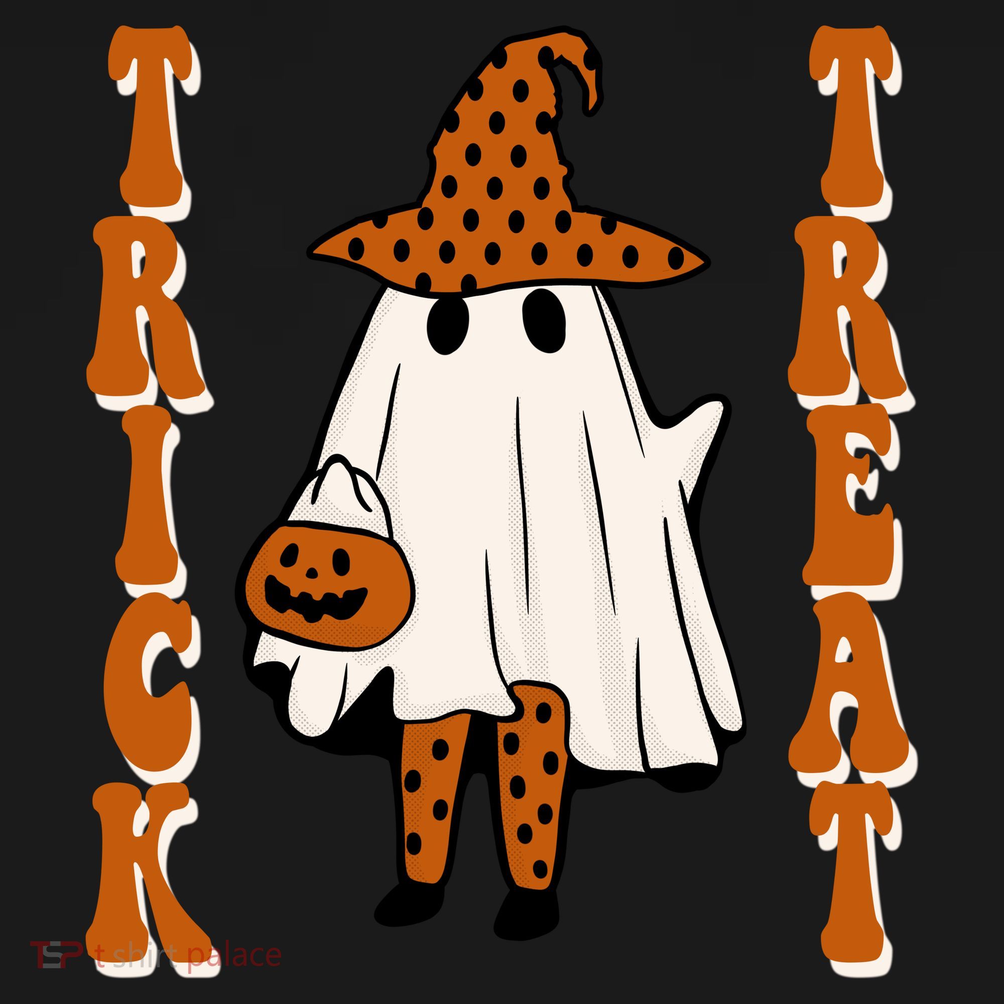 Trick Or Treat Festive Halloween Ghost Mousepad