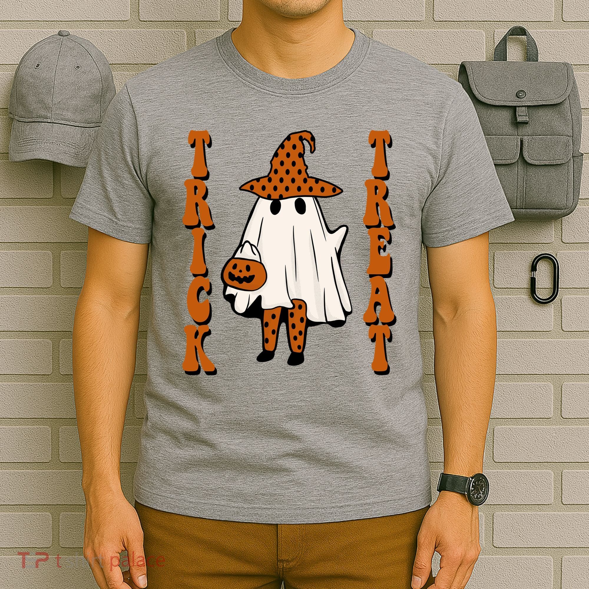 Trick Or Treat Festive Halloween Ghost T-Shirt