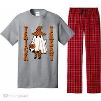 Trick Or Treat Festive Halloween Ghost Pajama Set thumb 0