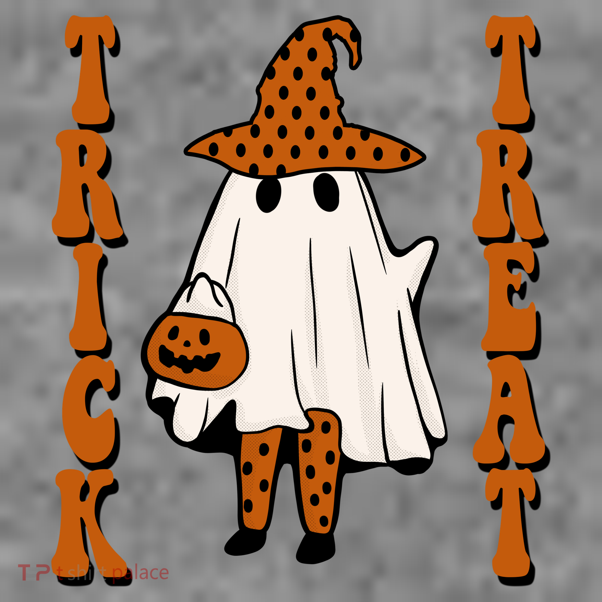 Trick Or Treat Festive Halloween Ghost Baby Bodysuit