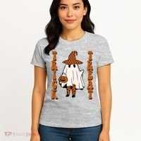 Trick Or Treat Festive Halloween Ghost Women's T-Shirt thumb 4