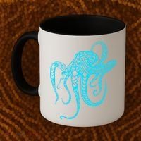 Tribal Octopus Coffee Mug thumb 2