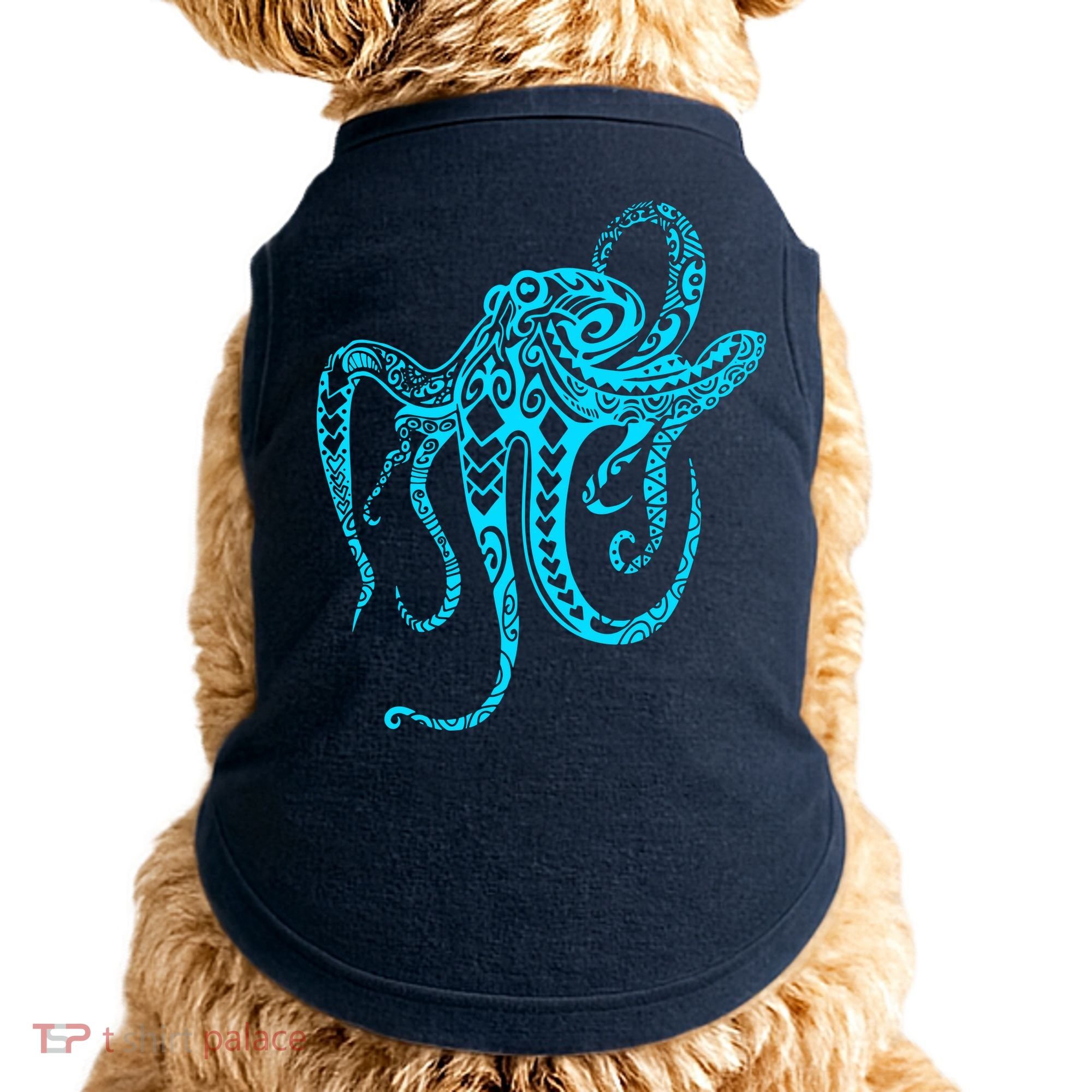 Tribal Octopus Doggie Tank