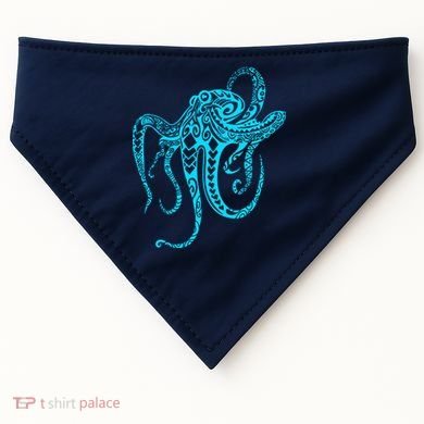 Tribal Octopus USA-Made Doggie Bandana