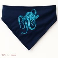 Tribal Octopus USA-Made Doggie Bandana thumb 0