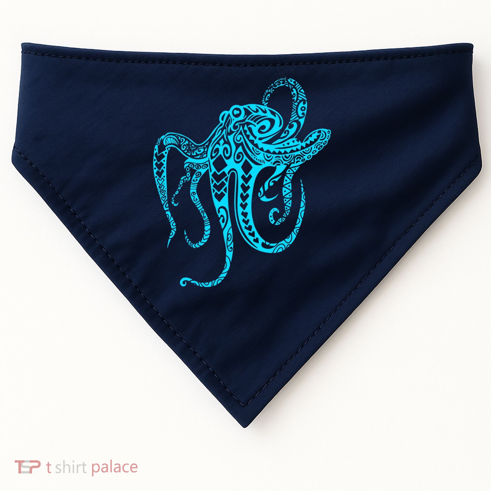 Tribal Octopus USA-Made Doggie Bandana