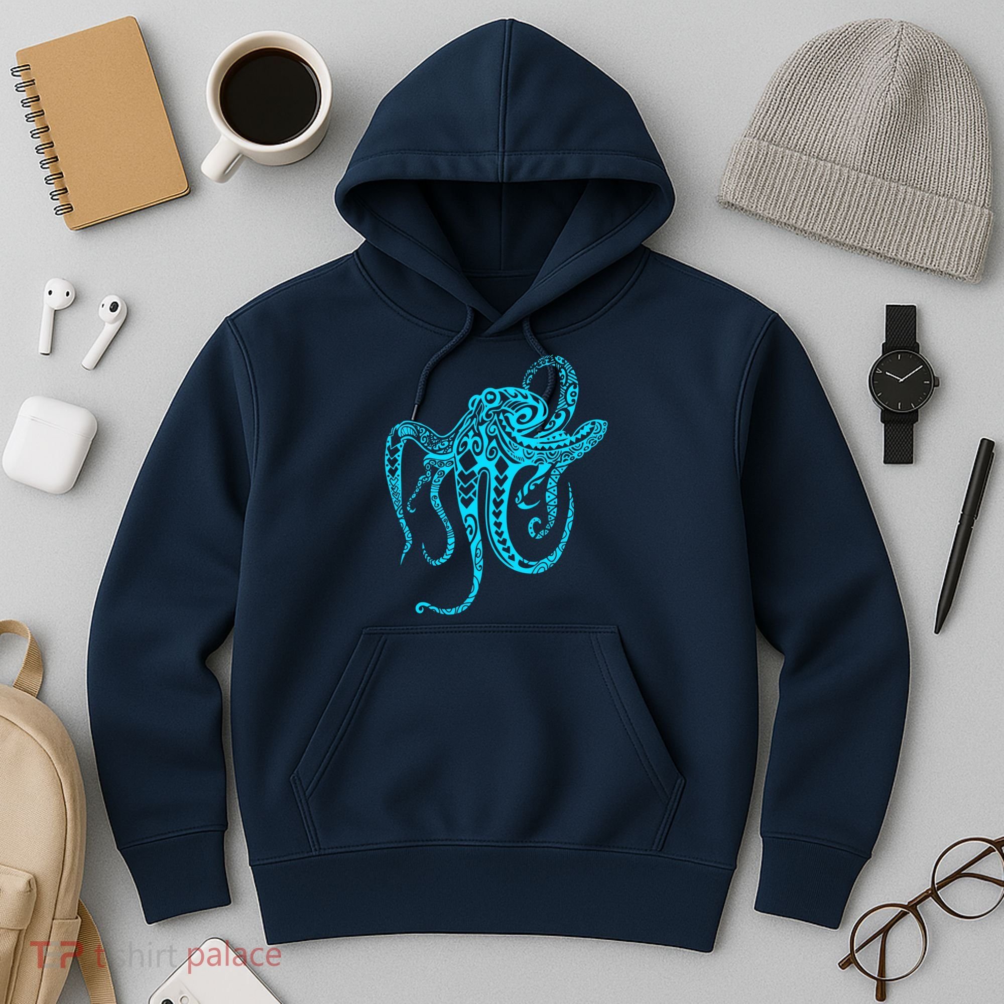 Tribal Octopus Hoodie