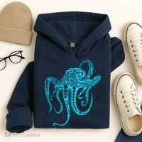 Tribal Octopus Hoodie thumb 4