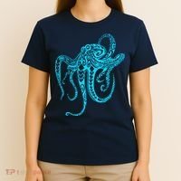 Tribal Octopus T-Shirt thumb 4