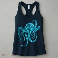 Tribal Octopus Women's Tank Top thumb 3