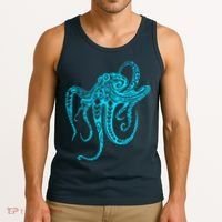 Tribal Octopus Tank Top thumb 3