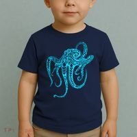 Tribal Octopus Toddler T-Shirt thumb 2