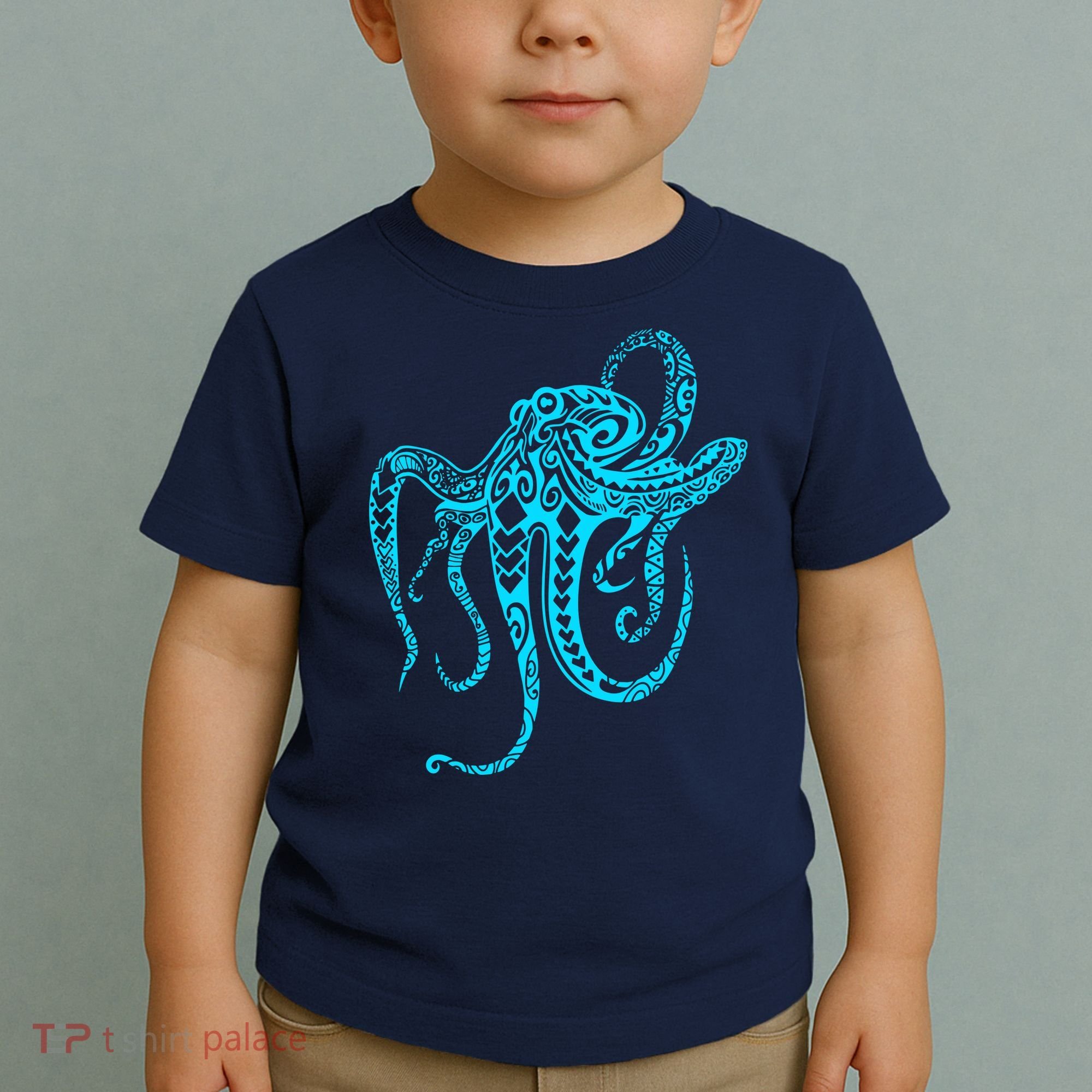 Tribal Octopus Toddler T-Shirt