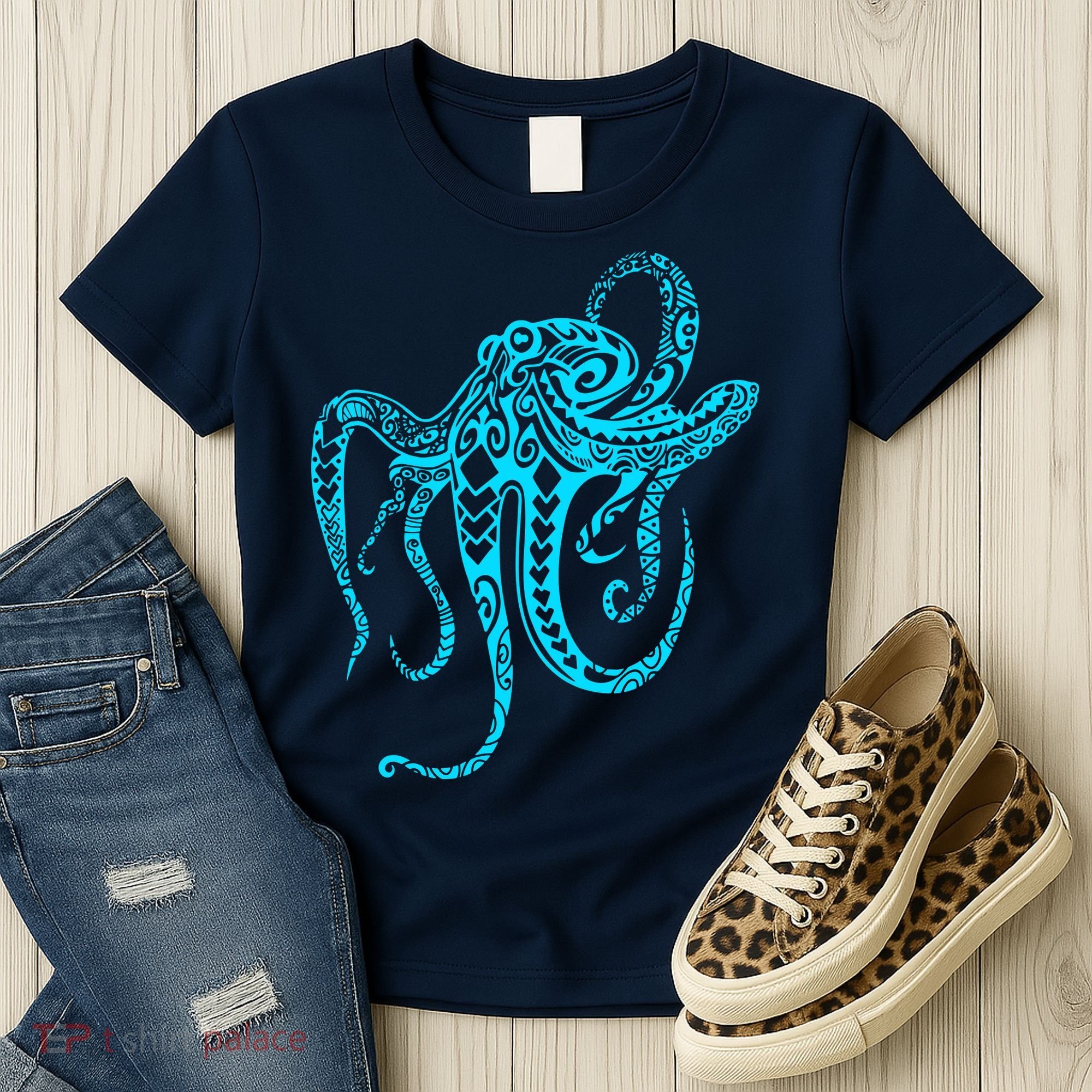 Tribal Octopus Women's T-Shirt