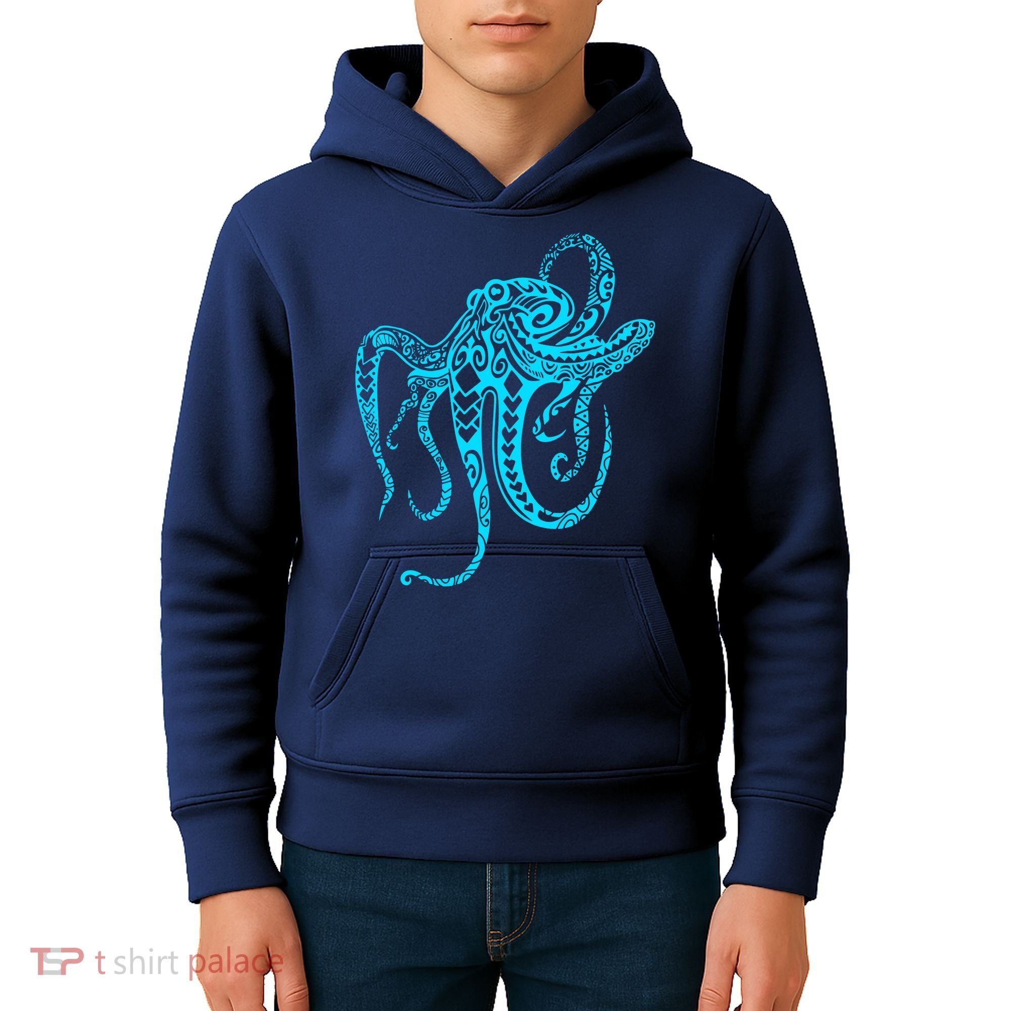 Tribal Octopus Kids Hoodie