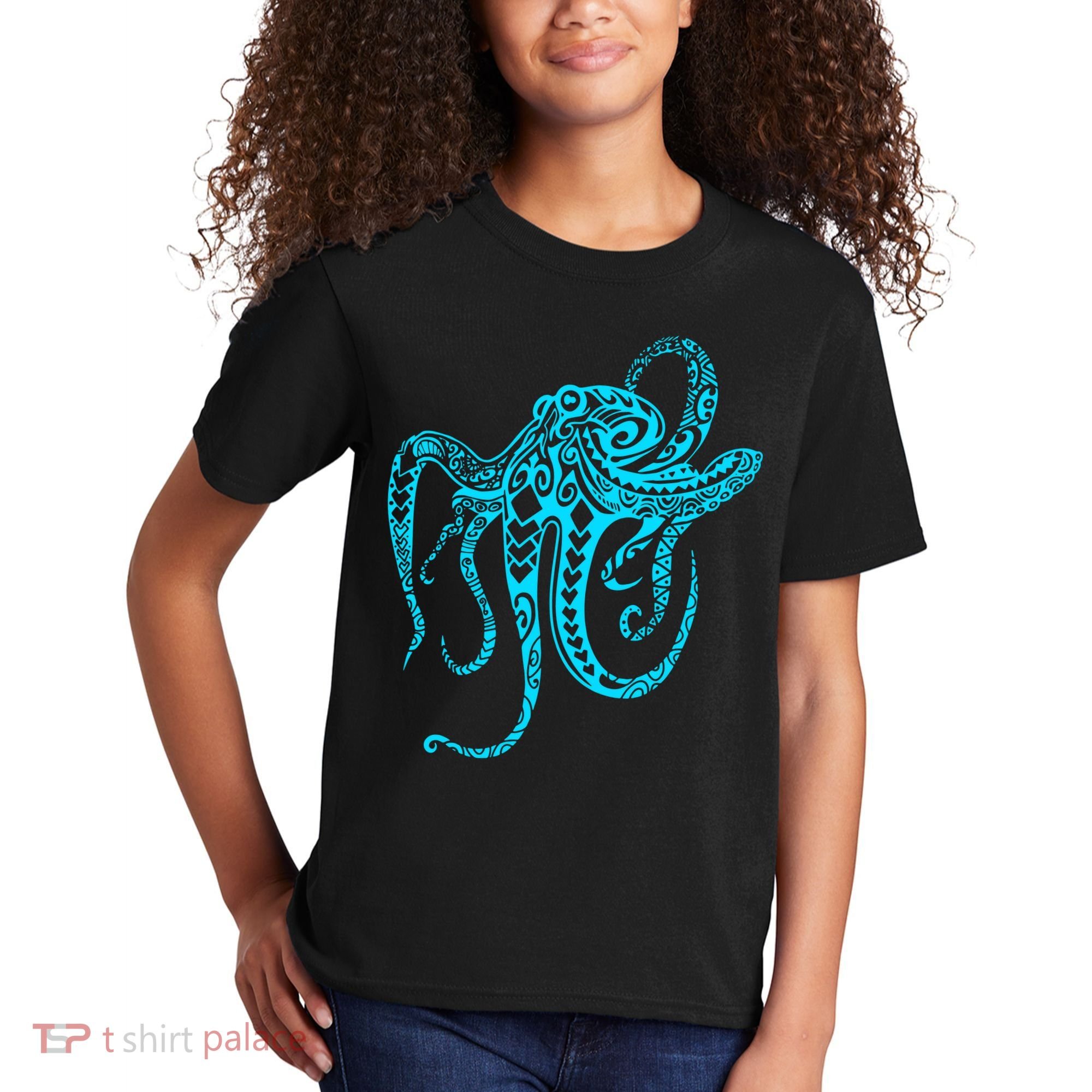 Tribal Octopus Kids T-Shirt