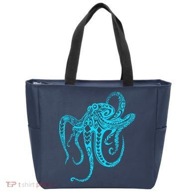 Tribal Octopus Tote Bag