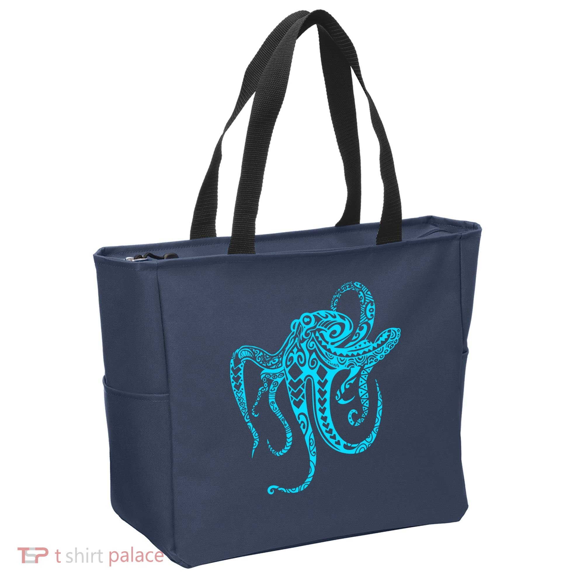 Tribal Octopus Tote Bag
