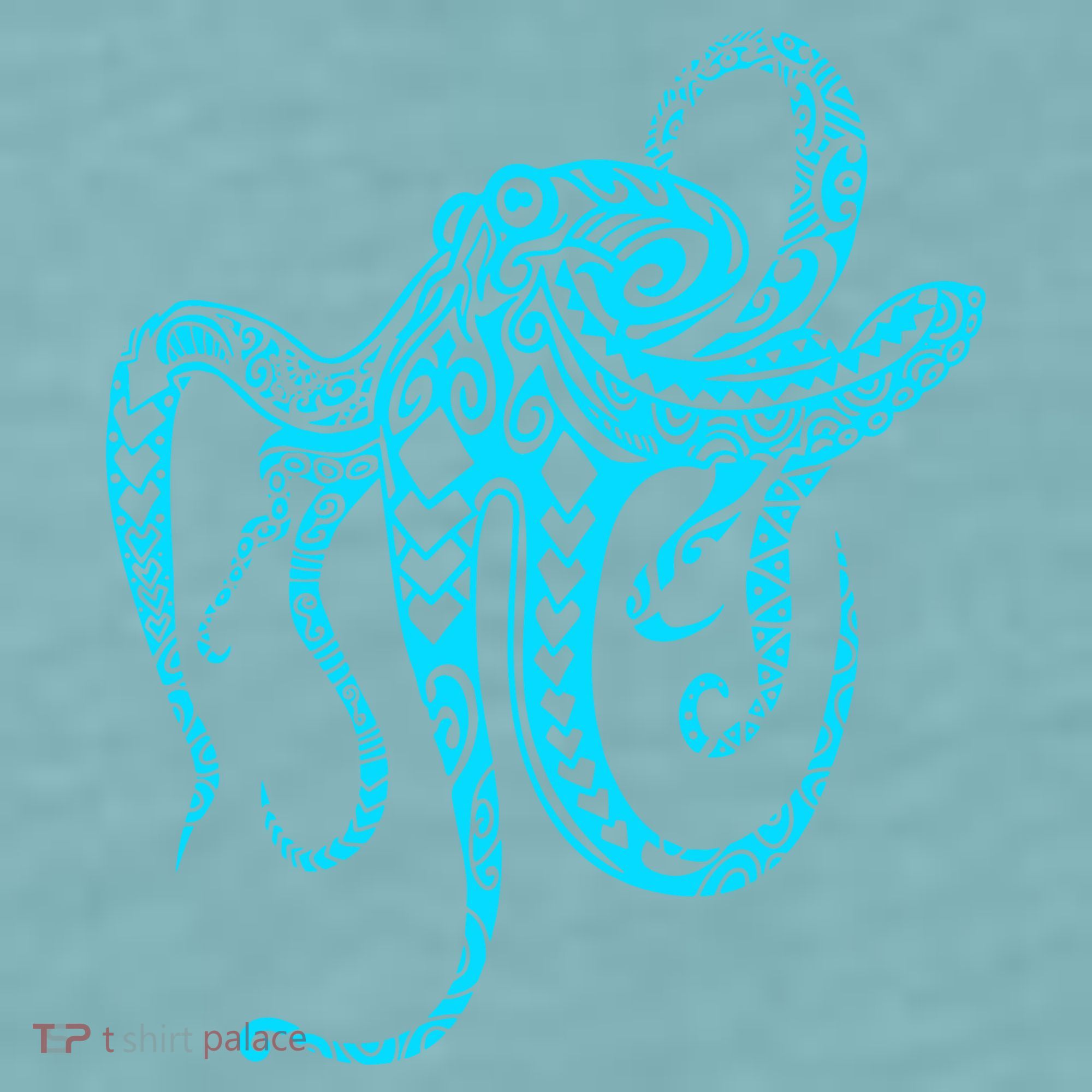 Tribal Octopus Sueded Cloud Jersey T-Shirt