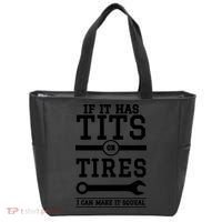 Tits Or Tires I Can Make It Squeal Tote Bag thumb 0