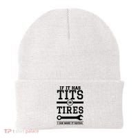 Tits Or Tires I Can Make It Squeal Beanie thumb 0