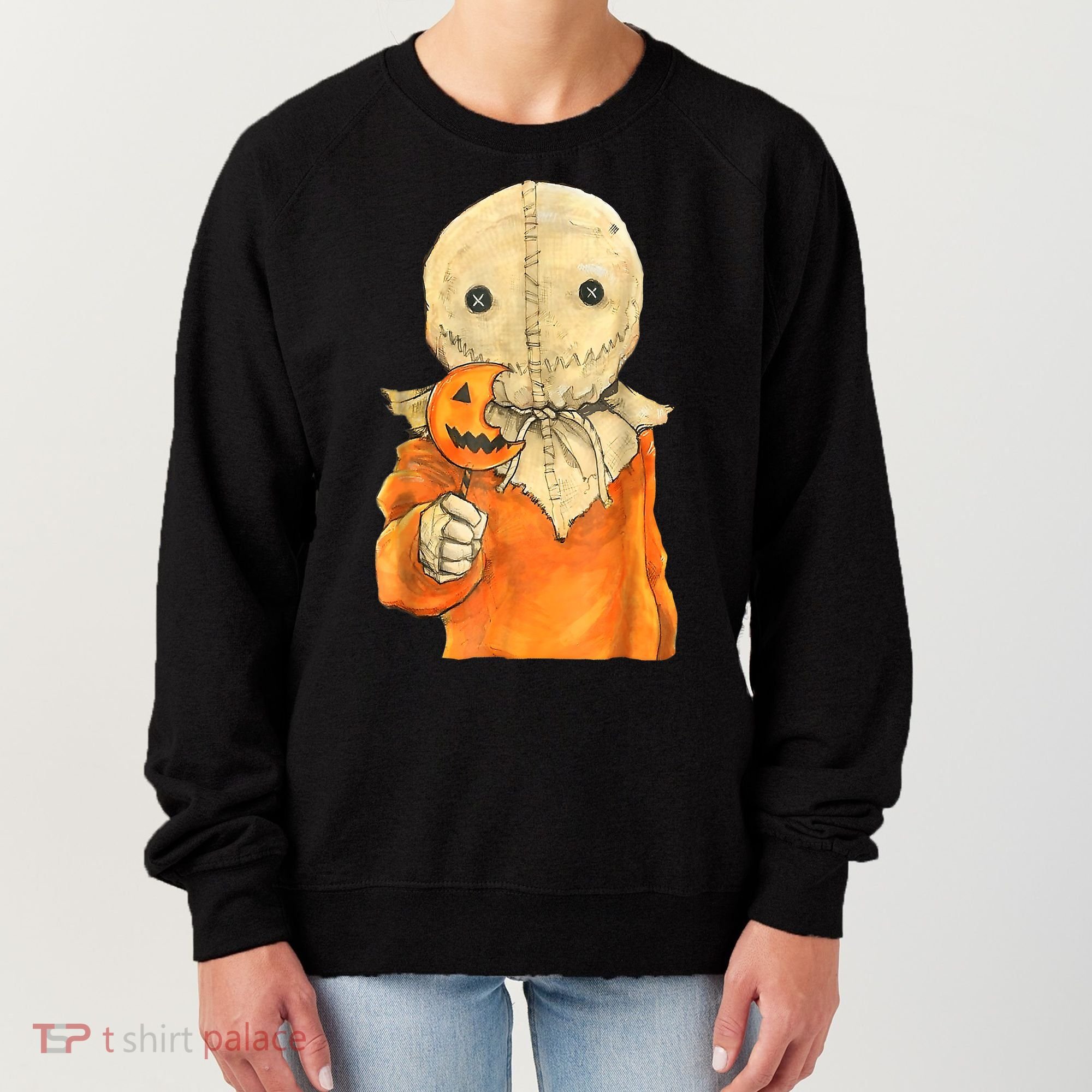 Trick Or Treat Funny Cute Sam Halloween Costume Women's Sweatshirt