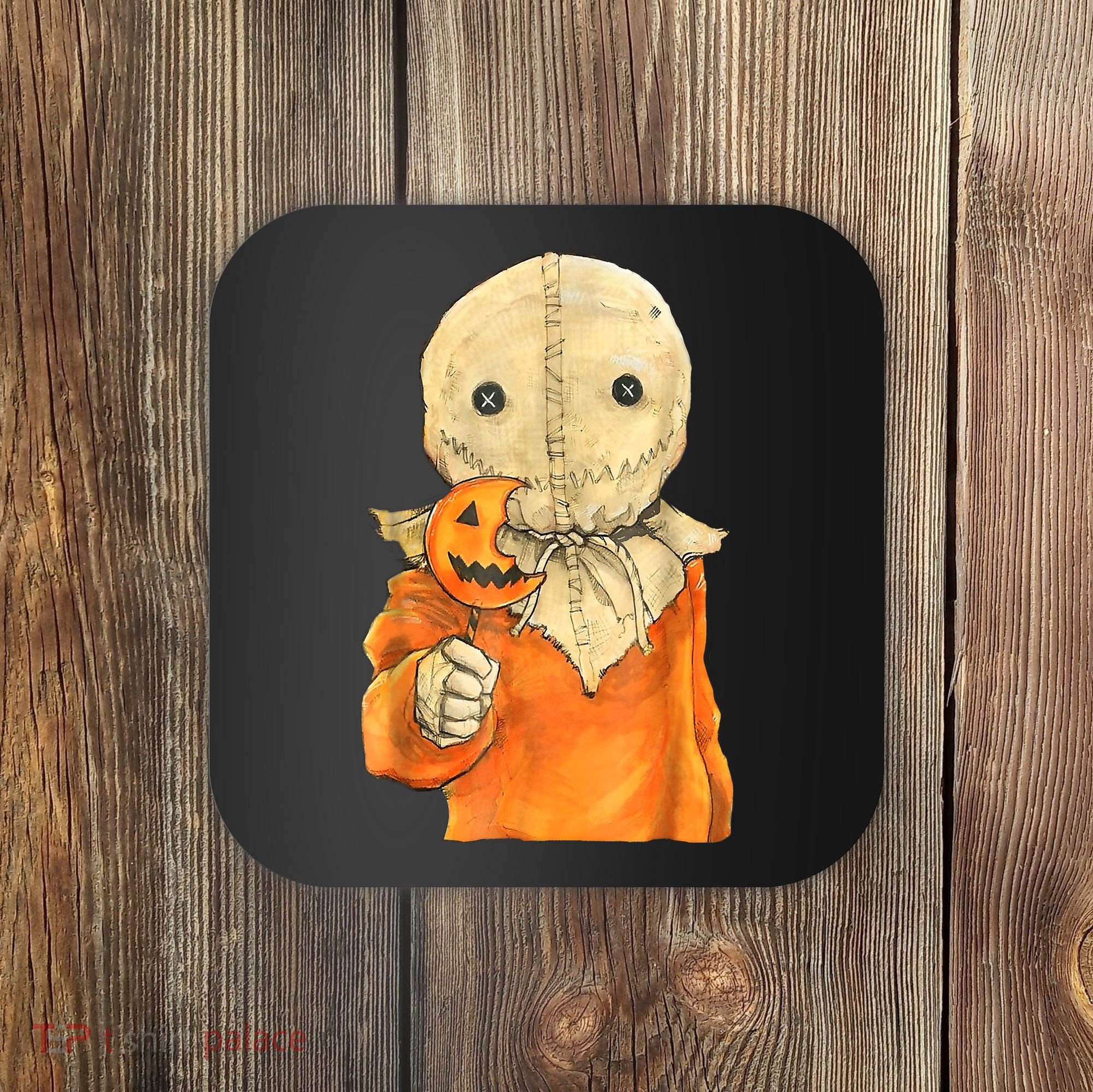 Trick Or Treat Funny Cute Sam Halloween Costume Coaster
