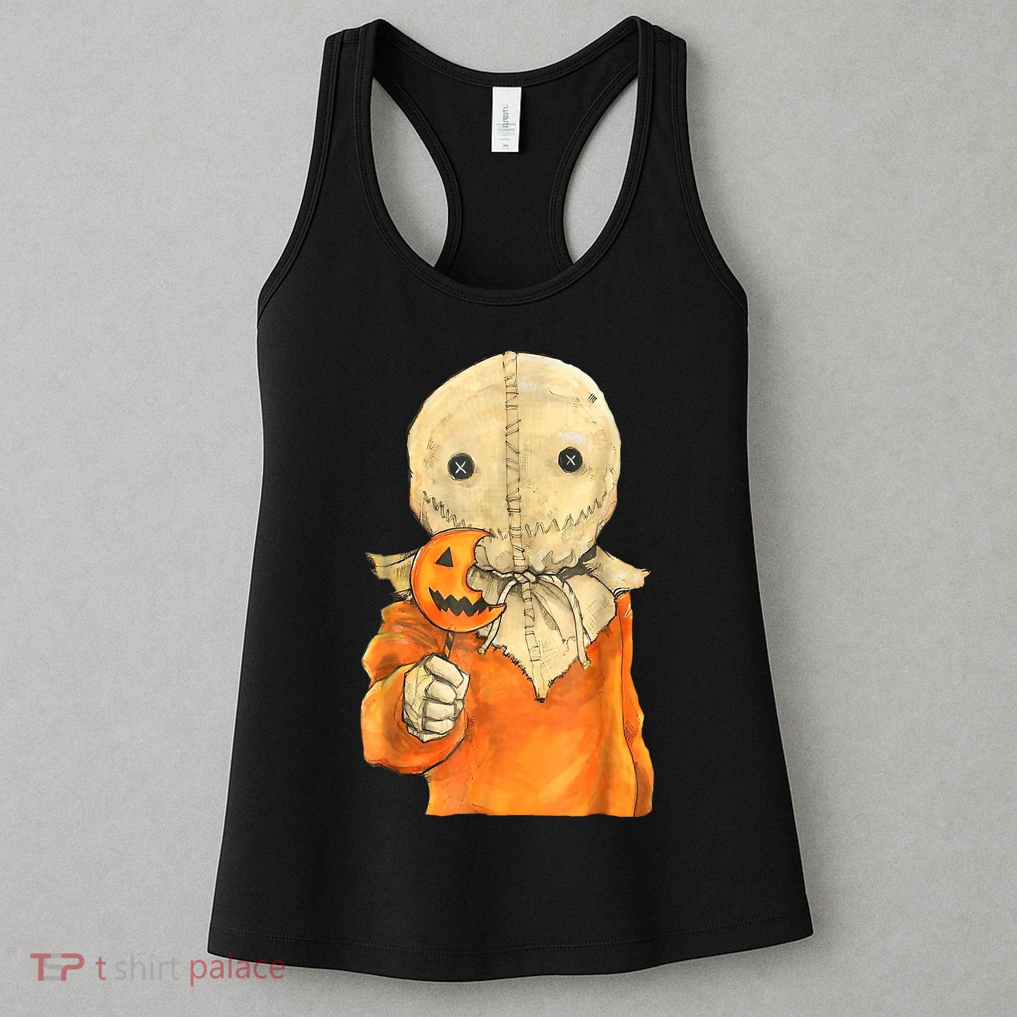 Trick Or Treat Funny Cute Sam Halloween Costume Women's Tank Top