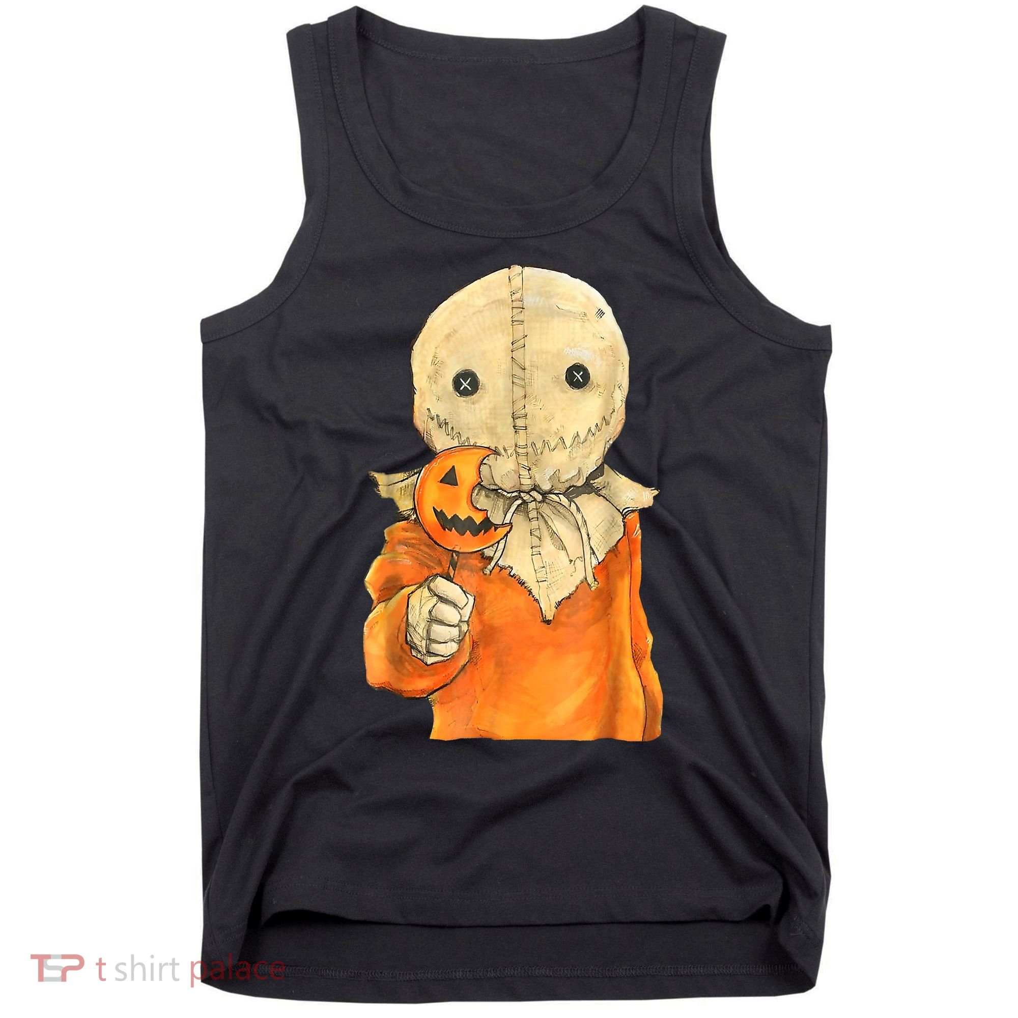 Trick Or Treat Funny Cute Sam Halloween Costume Tank Top