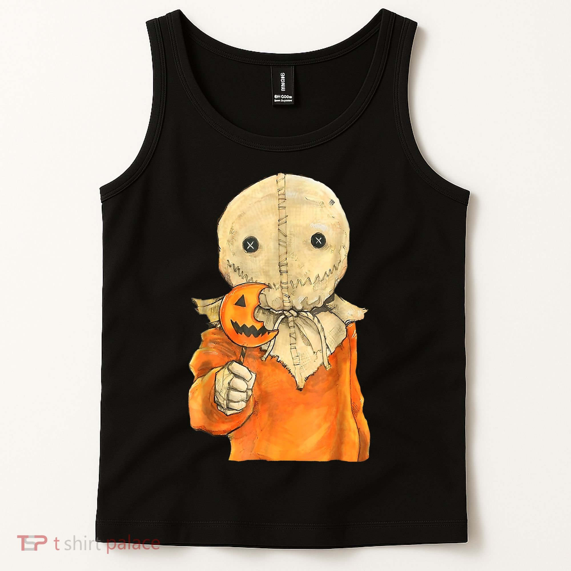 Trick Or Treat Funny Cute Sam Halloween Costume Tank Top