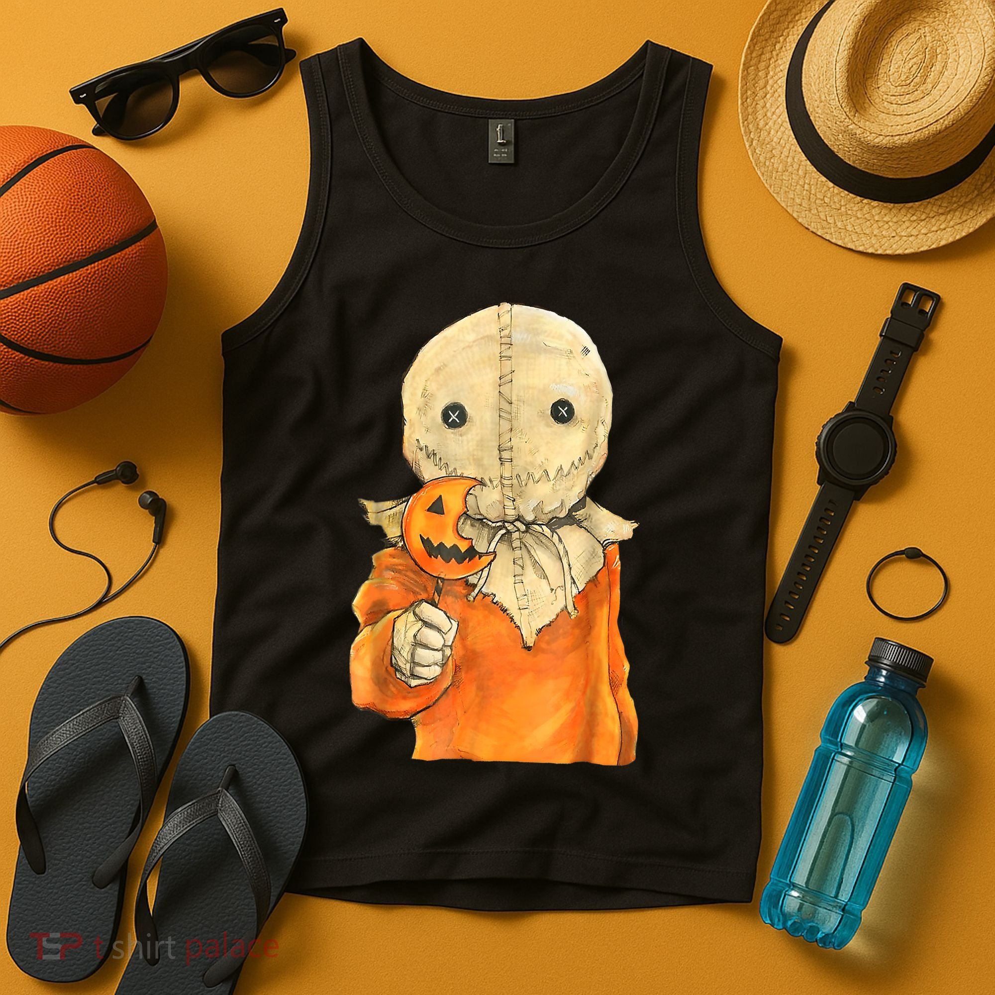 Trick Or Treat Funny Cute Sam Halloween Costume Tank Top