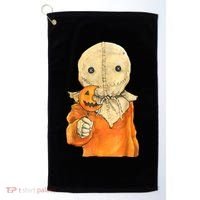 Trick Or Treat Funny Cute Sam Halloween Costume Golf Towel thumb 0
