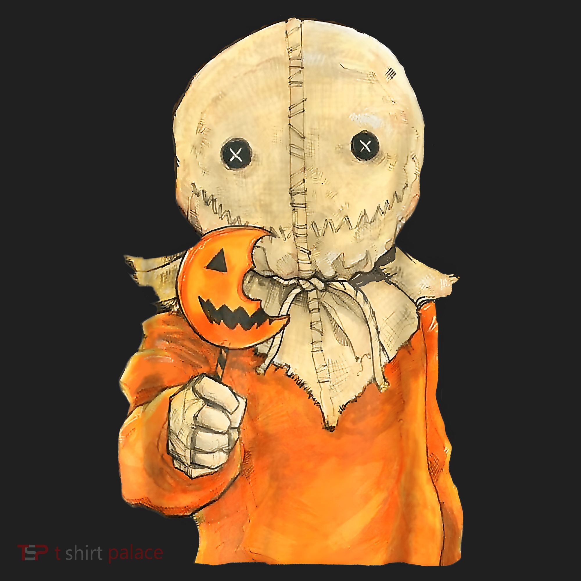 Trick Or Treat Funny Cute Sam Halloween Costume Golf Towel