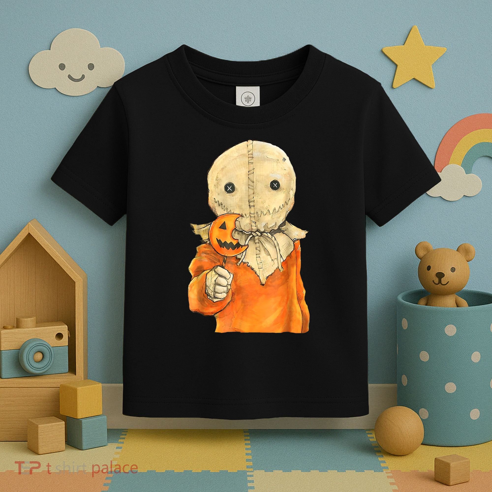 Trick Or Treat Funny Cute Sam Halloween Costume Toddler T-Shirt