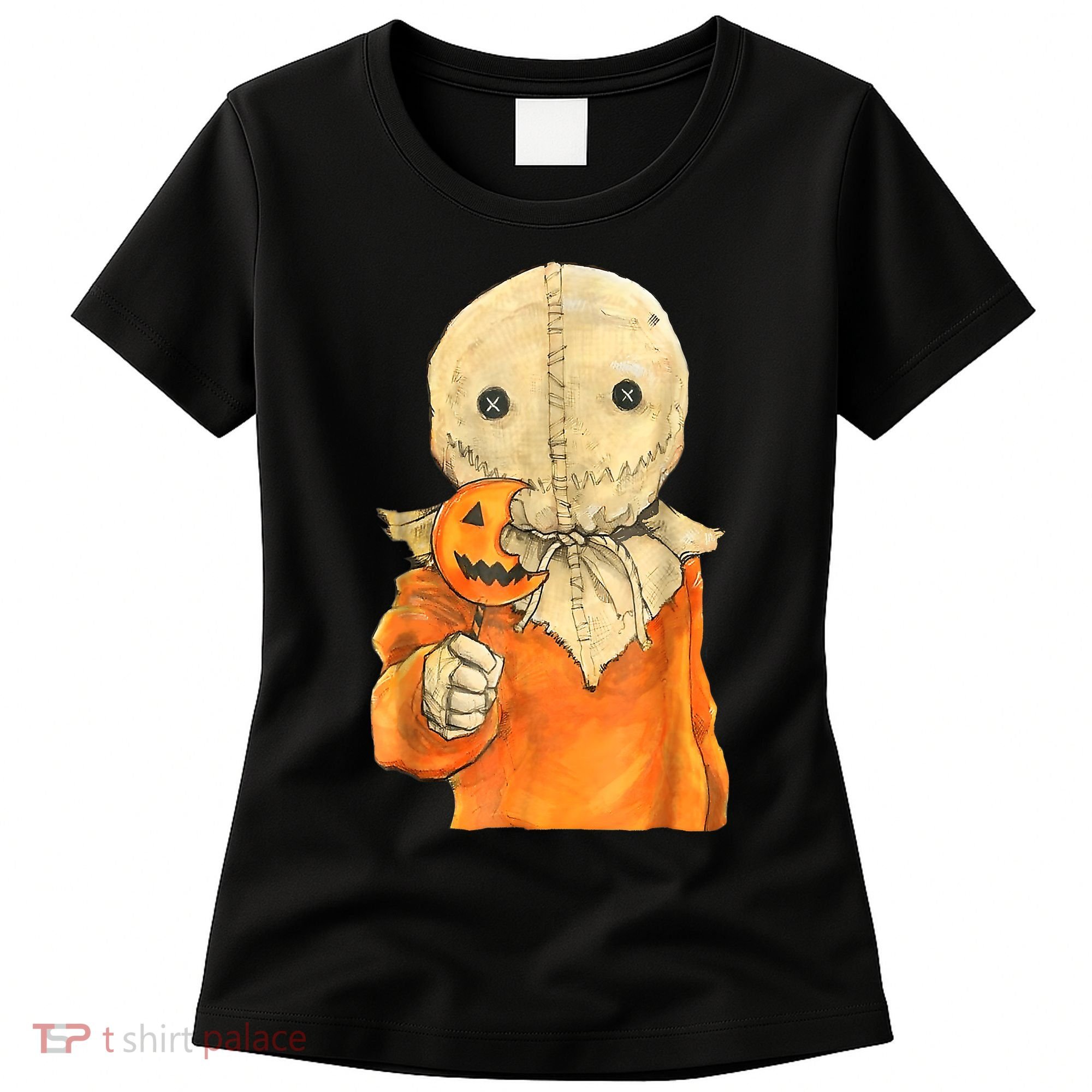 Trick Or Treat Funny Cute Sam Halloween Costume Women's T-Shirt
