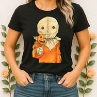Trick Or Treat Funny Cute Sam Halloween Costume Women's T-Shirt thumb 2