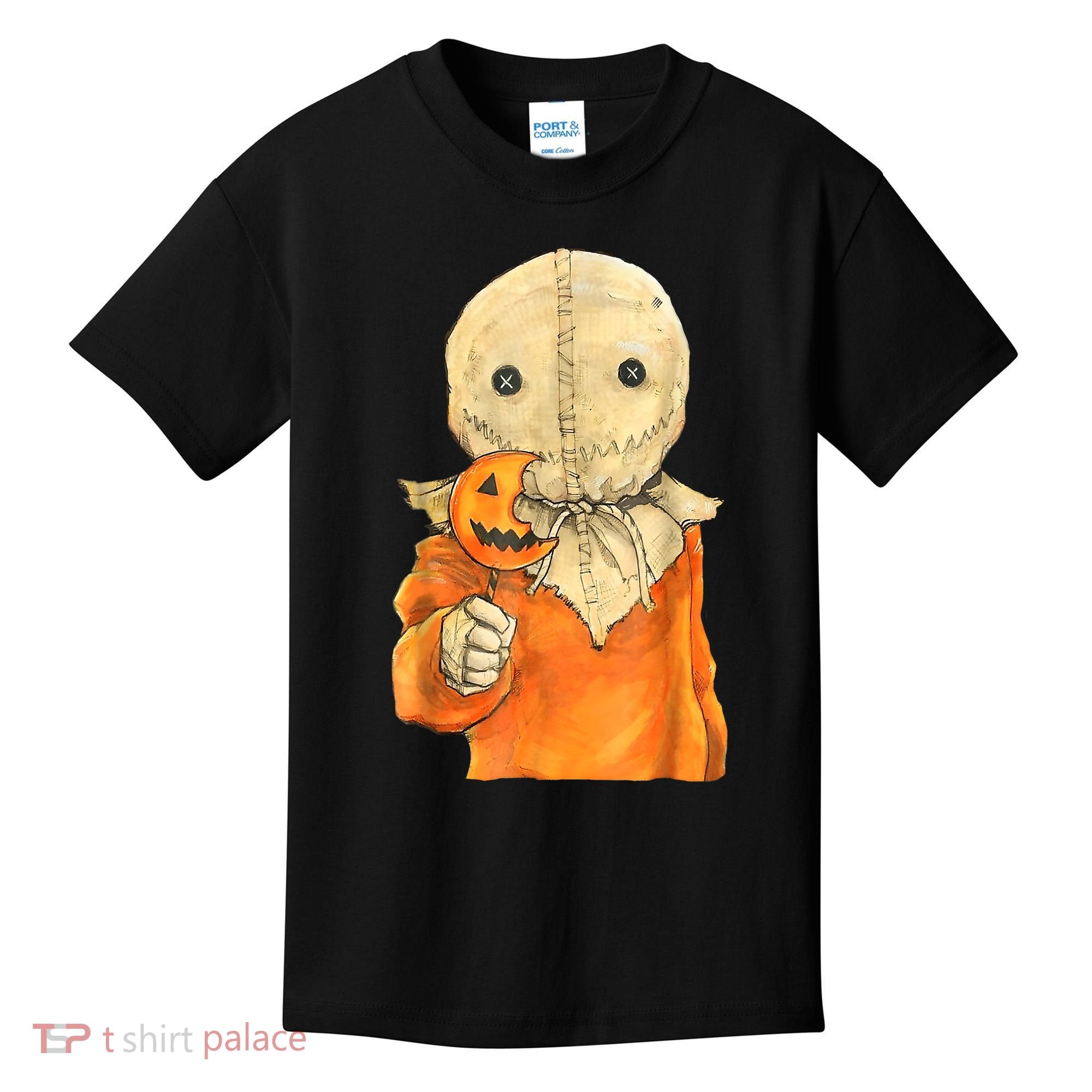 Trick Or Treat Funny Cute Sam Halloween Costume Kids T-Shirt