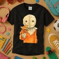 Trick Or Treat Funny Cute Sam Halloween Costume Kids T-Shirt thumb 3