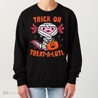Trick or Treat A Lotl Axolotl Halloween Costume Women's Sweatshirt thumb 0