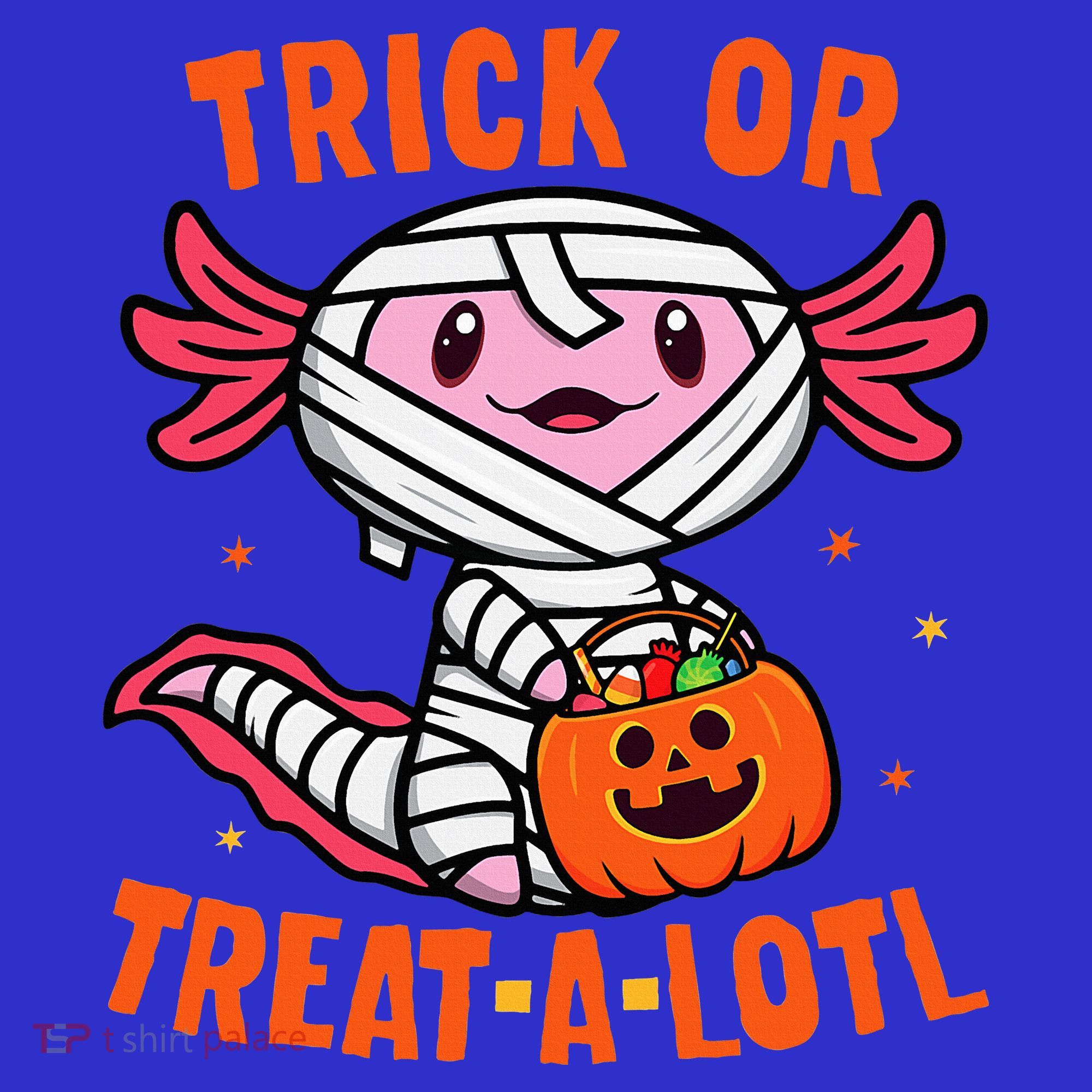 Trick or Treat A Lotl Axolotl Halloween Costume Hoodie