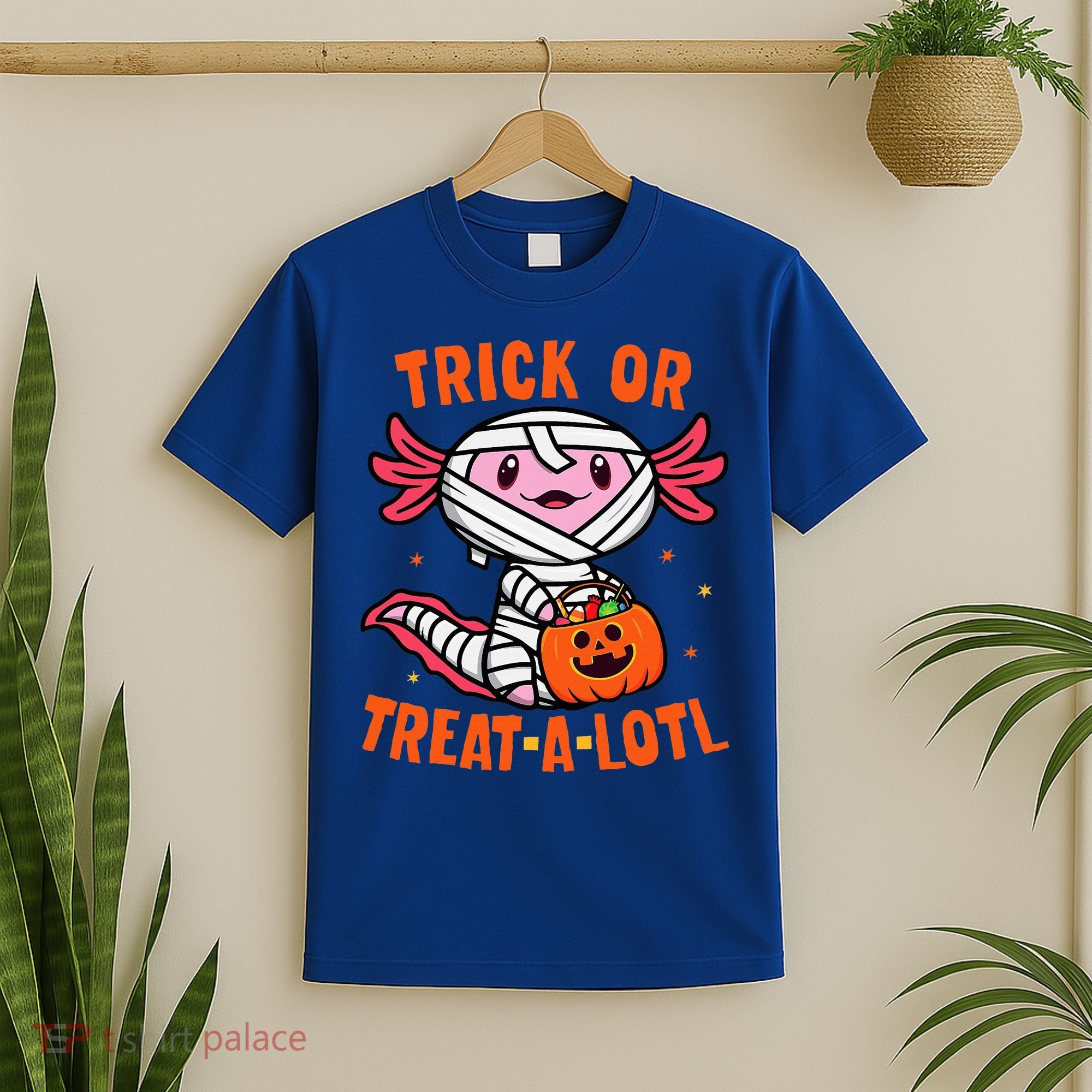 Trick or Treat A Lotl Axolotl Halloween Costume T-Shirt