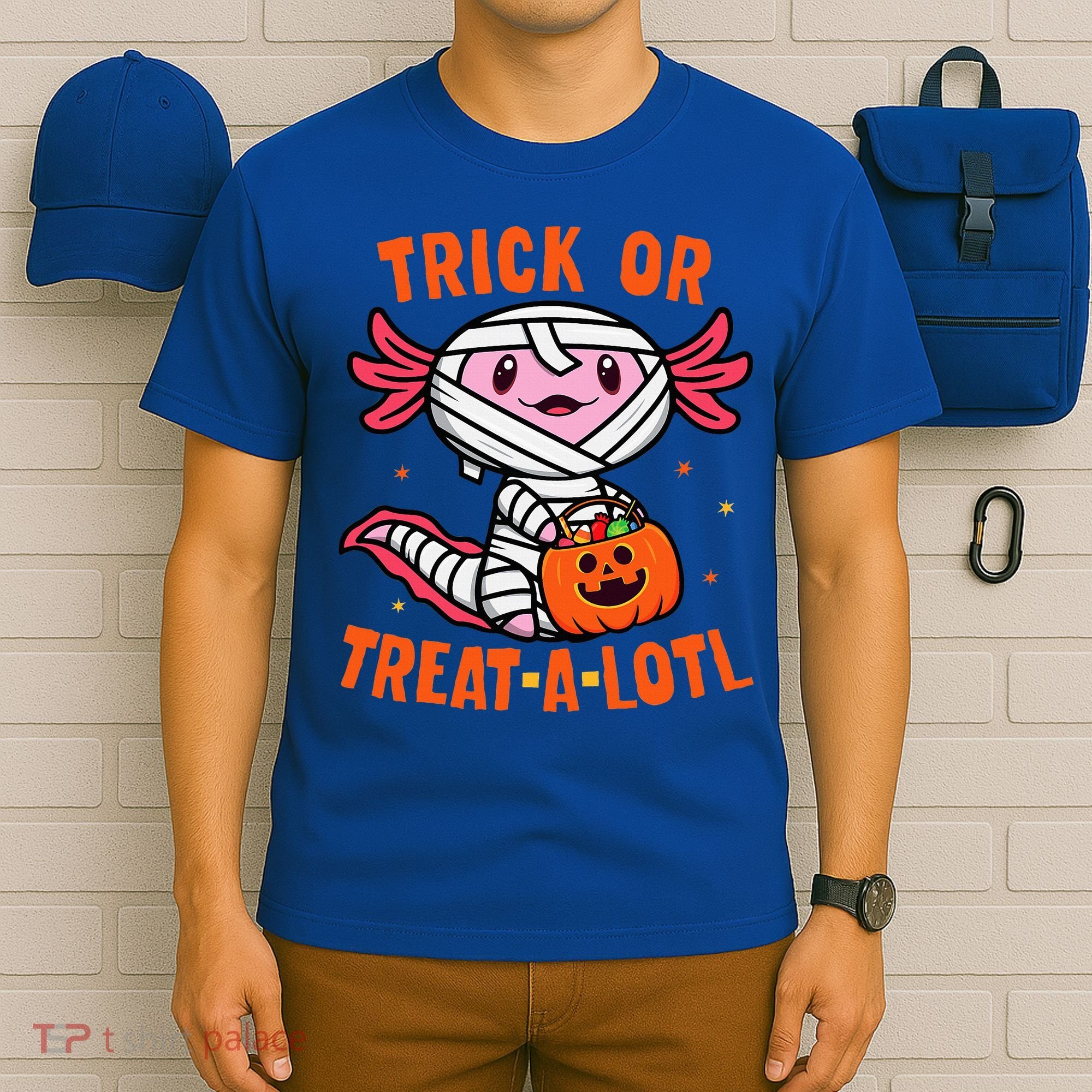 Trick or Treat A Lotl Axolotl Halloween Costume T-Shirt