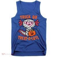 Trick or Treat A Lotl Axolotl Halloween Costume Tank Top thumb 0