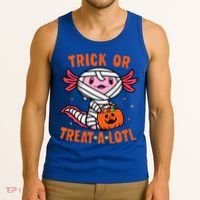Trick or Treat A Lotl Axolotl Halloween Costume Tank Top thumb 3
