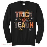 Trick Or Teach Retro Halloween Teacher Women Costume Sweatshirt thumb 0