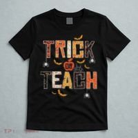 Trick Or Teach Retro Halloween Teacher Women Costume T-Shirt thumb 5