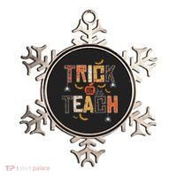 Trick Or Teach Retro Halloween Teacher Women Costume Ornament thumb 0