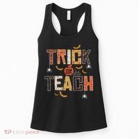 Trick Or Teach Retro Halloween Teacher Women Costume Women's Tank Top thumb 0