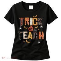 Trick Or Teach Retro Halloween Teacher Women Costume Women's T-Shirt thumb 0