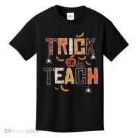 Trick Or Teach Retro Halloween Teacher Women Costume Kids T-Shirt thumb 0